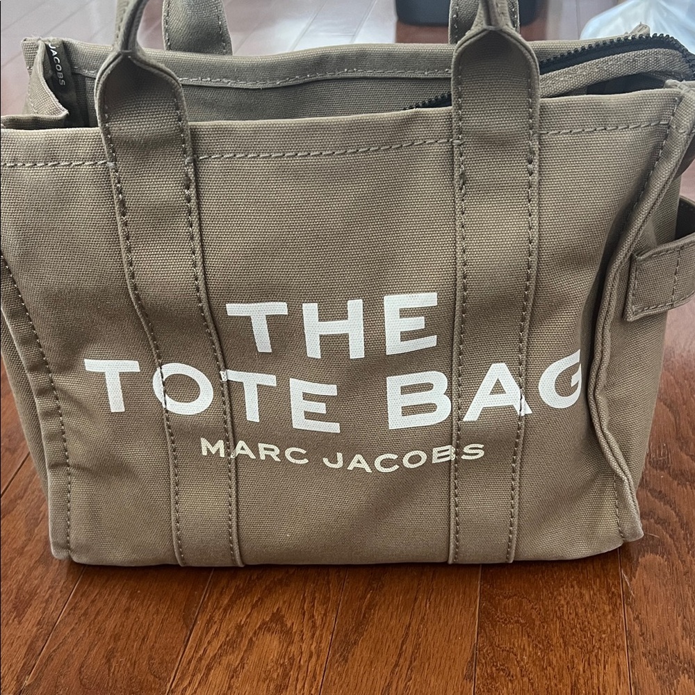 Marc Jacobs The Tote Bag - Brown with White Logo